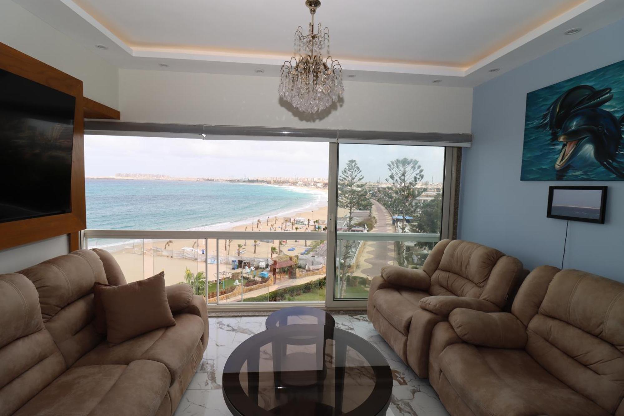 Beach Luxury Mamoura Private Beach Alexandria Bagian luar foto