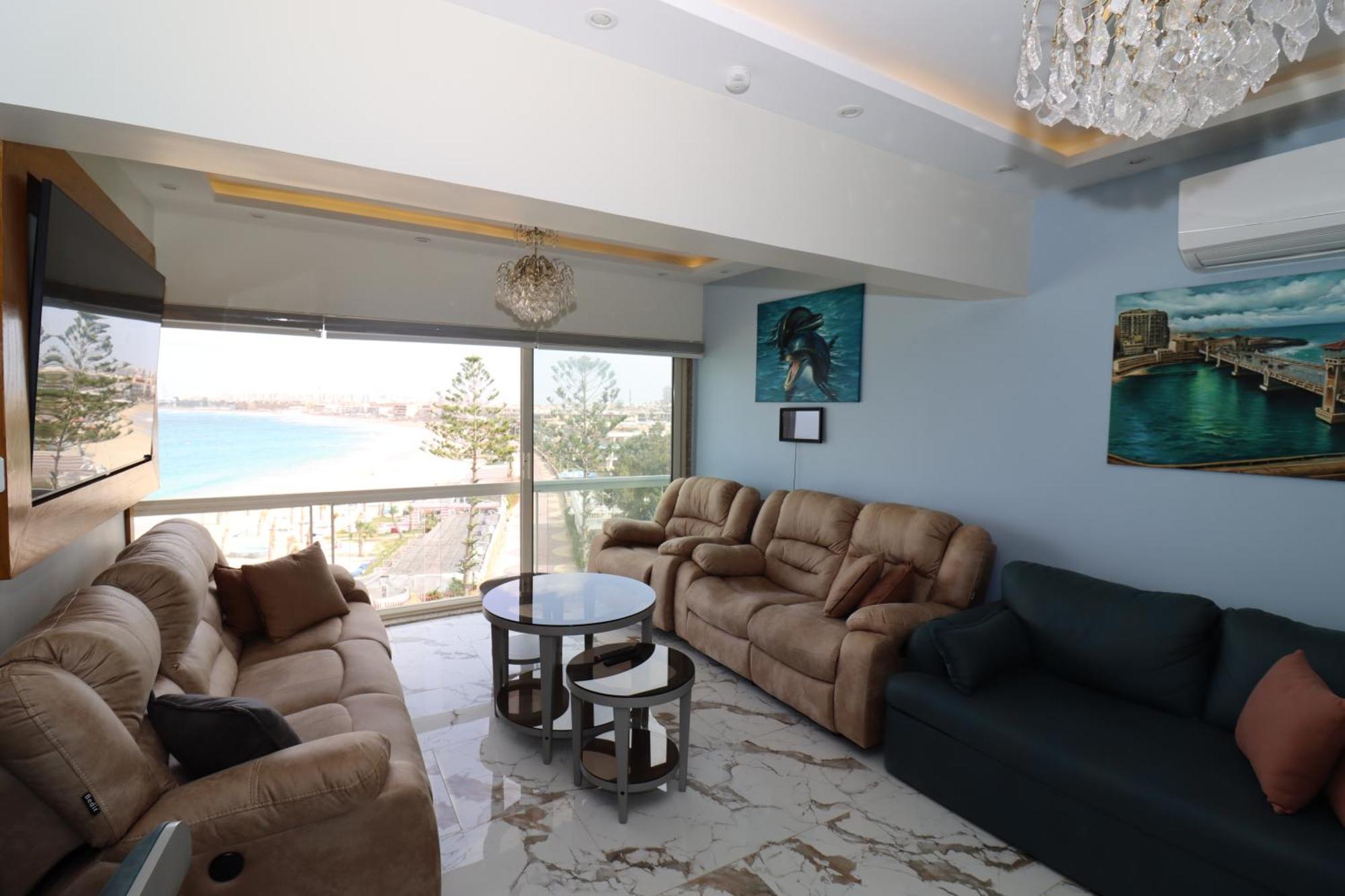 Beach Luxury Mamoura Private Beach Alexandria Bagian luar foto